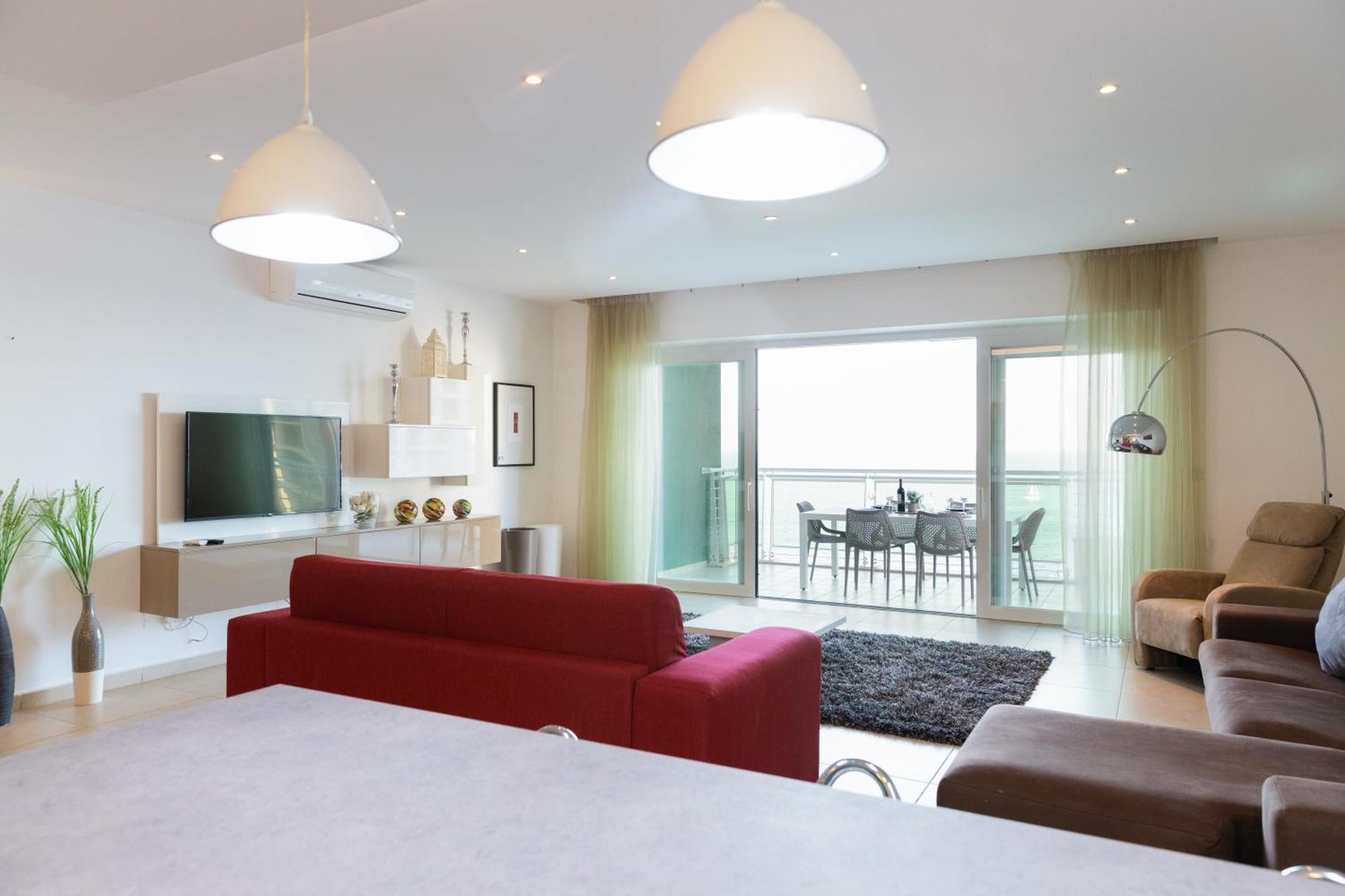 Luxury Seafront 3Br With Pool By Arcobnb Sliema Kültér fotó